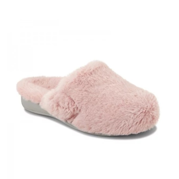 Vionic Indulge Gemma Plush Slippers Blush - Picture 1 of 8